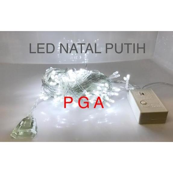 LAMPU NATAL LED / LAMPU HIAS LED / LAMPU DEKORASI LED PUTIH / 100 LED