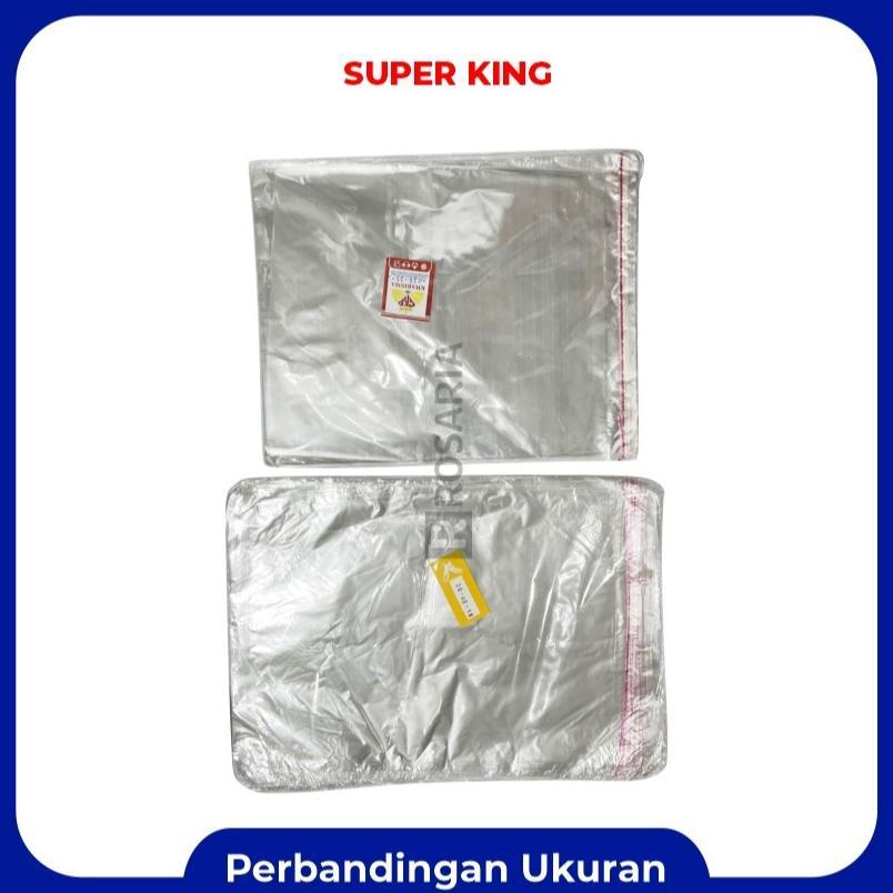 Opp 30X40 Kantong Plastik Kemasan Bening Seal Lem Baju Kaos Stok Baru