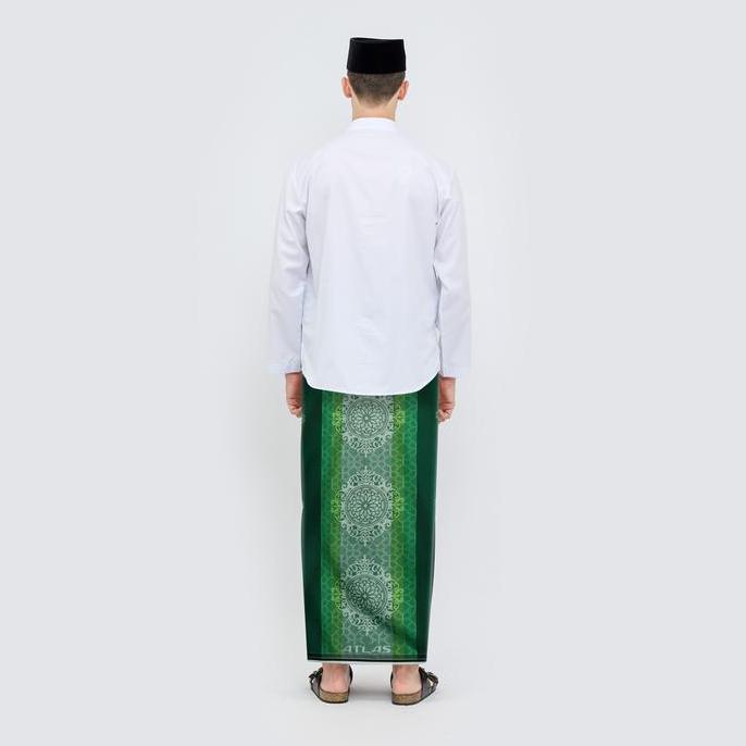 Diskon Sarung Atlas Premium 790 Jacquard Songket Hijau
