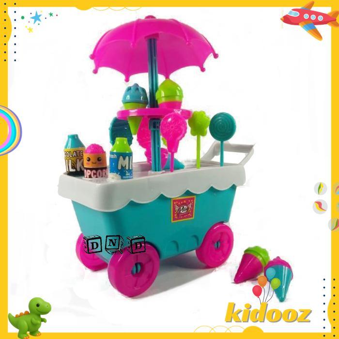 MAINAN ANAK ICE CREAM STORE PLAY SET GEROBAK PENJUAL ES KRIM IM-3202 TERJAMIN BEST