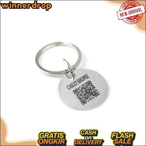 Gradeori Gantungan Kunci Custom Nama / Tag Nama Kucing Anjing