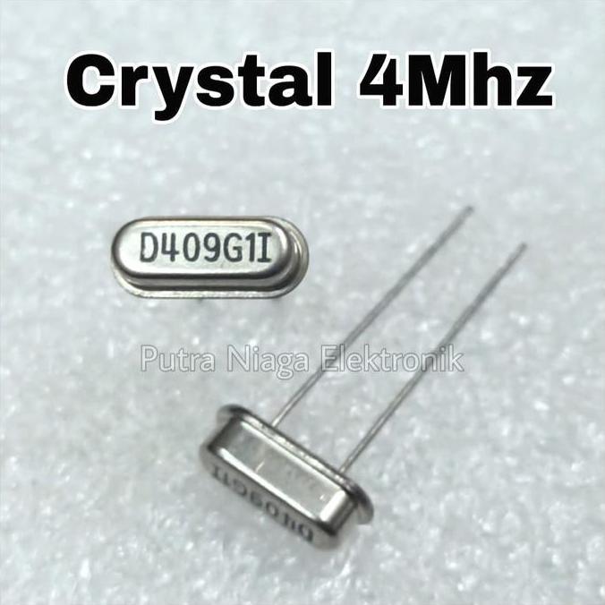 Baru (1) Xtal oscillator mini 4Mhz Kristal 4.000 Crystal 4 Mhz putran1a Segera Beli