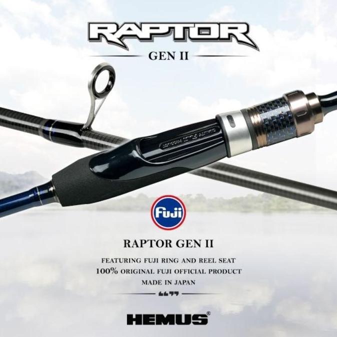 Joran UL Hemus Raptors Gen 2 - Ring dan Reel Seat Fuji Promo Premium