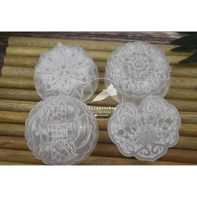 Cetakan Puding Mooncake Series A / Cetakan Mooncake Plastik / Mooncake Mold