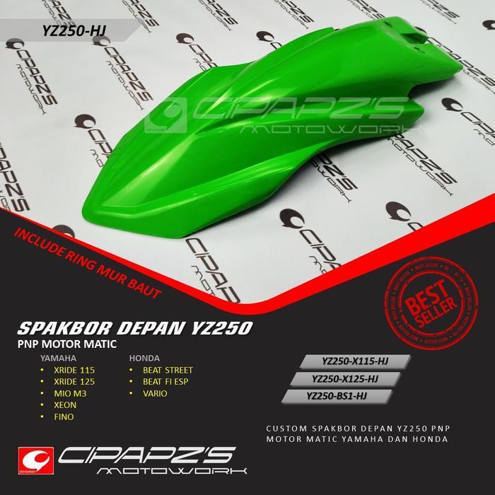 Yz250 - Spakbor Depan Yz250 Pnp Motor Matic / Spakbor Depan Xride / Spakbor Depan Beat Street Origin