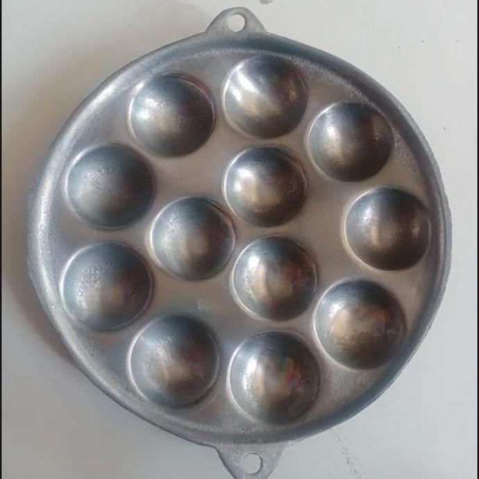 Cetakan martabak telur puyuh lubang 12 baklor kue lumpur