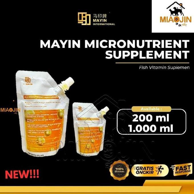 Mayin Supplement Vitamin Ikan Hias - Micronutrient Suplemen Koki Koi