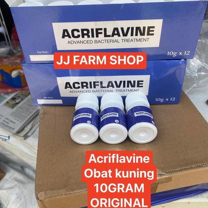 ACRIFLAVINE HCL BPC 10gram bubuk original OBAT KUNING ikan jamur dll AME