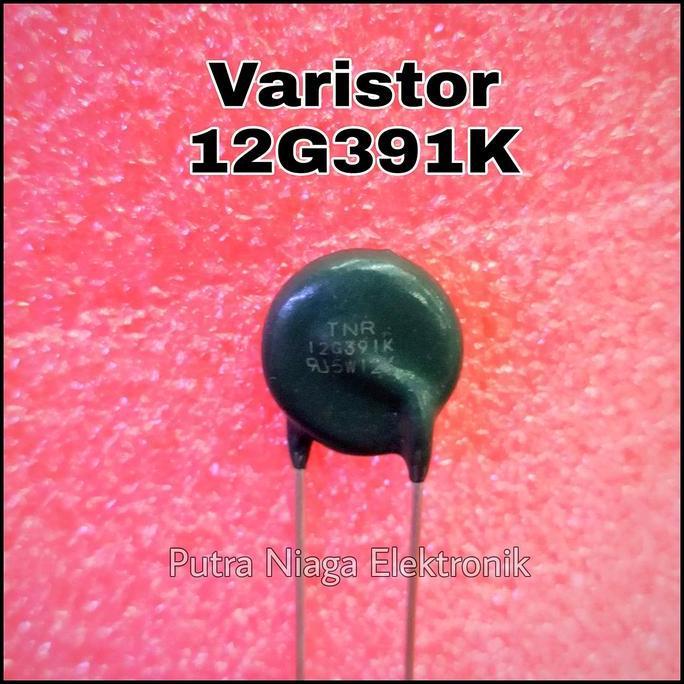 (1) TNR 12G391K MOV 12391 12V391 Varistor ZNR 250V AC / 320V DC putran1a Kualitas Baik