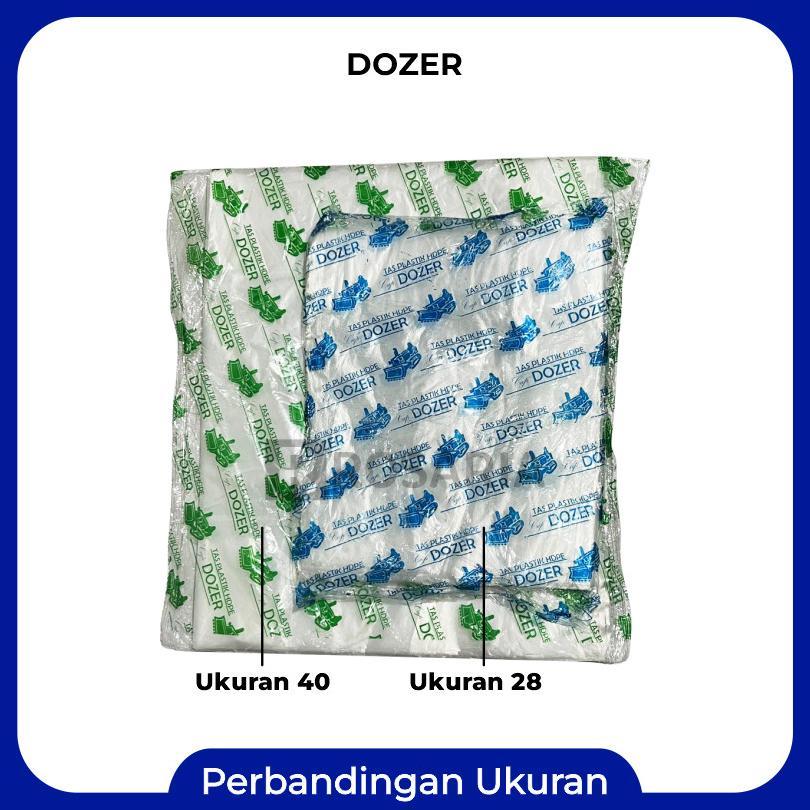 Kresek Uk. 28 Bening Merk Dozer Kantong Plastik Serbaguna Multifungsi Baru