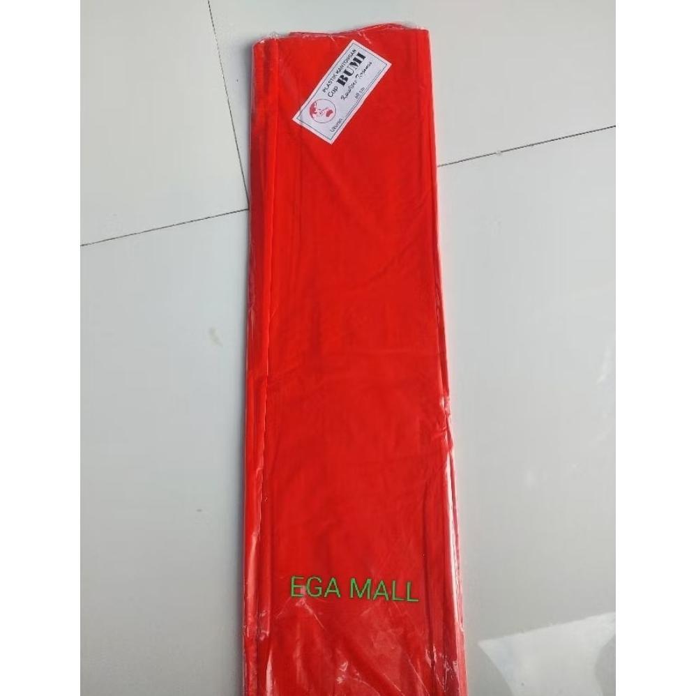 Bisa Cod (Warna Merah)Plastik Layangan Cap Bumi 1 Bungkus ><