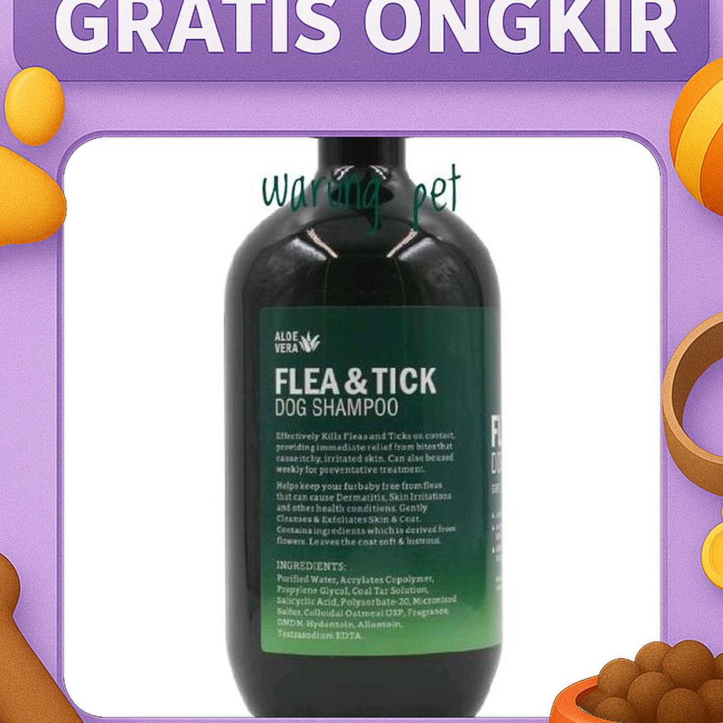 Orgo Flea & Tick Dog Shampoo 1000Ml - Shampoo Kutu Anjing Ultima Flea & Tick Dog Shampoo 1000Ml