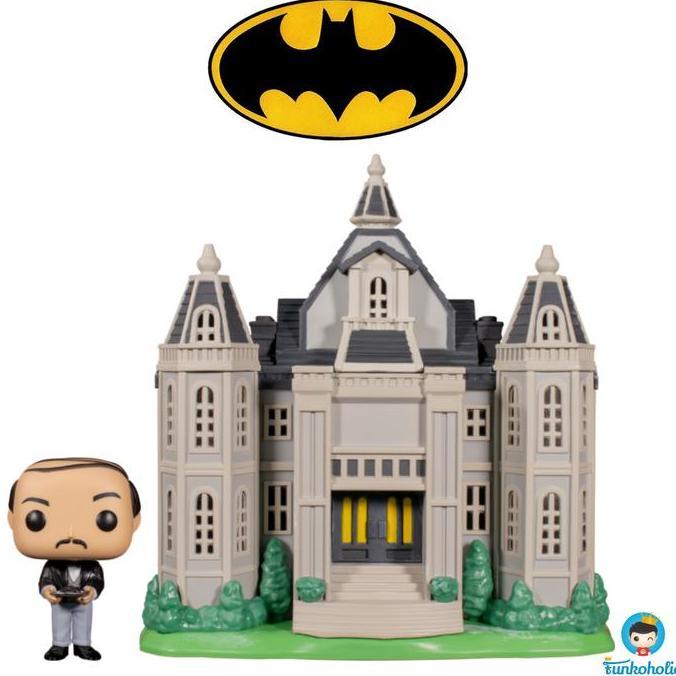 Funko Pop Town Heroes Batman 80Th Alfred Pennyworth With Wayne Manor
