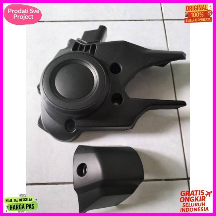 Prermium Cover Tutup Bak Cvt Kiri Yamaha Nmax/Aerox Racing Look Custom Original Potong Nmax Old / Al