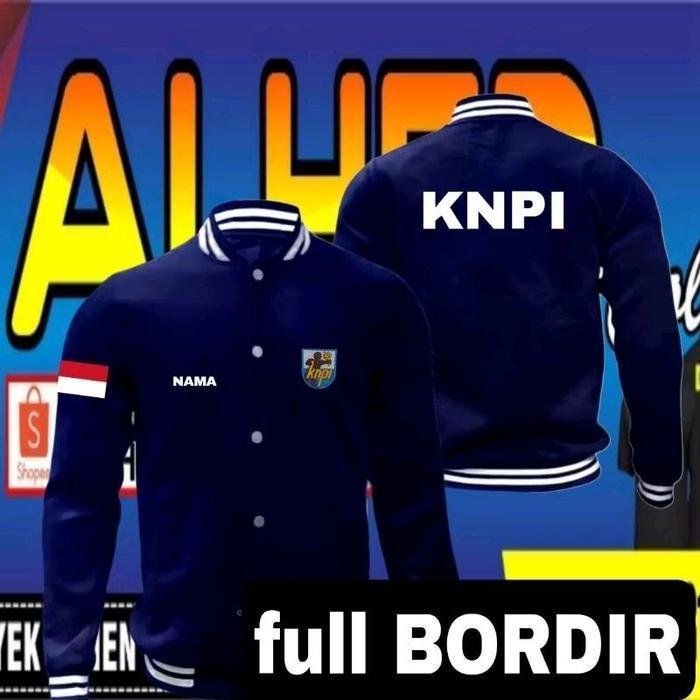 Jaket Bordir Bisa Satuan Bisa Request Nama Jaket Bordir Knpi Jaket Knpi Jaket Baseball Knpi Jaket Ko