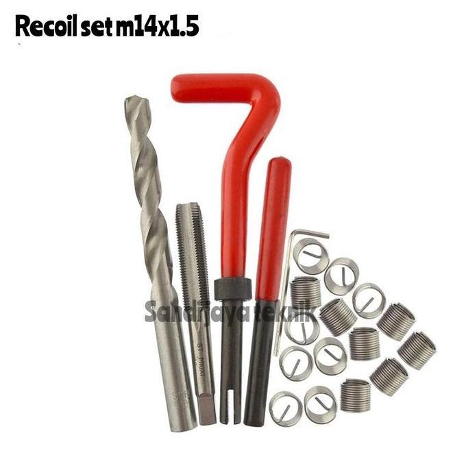 Recoil Helicoil Verbos baut 19 Recoil set M14x1.5 Handle tap Recoil Mobil Motor Promo Premium