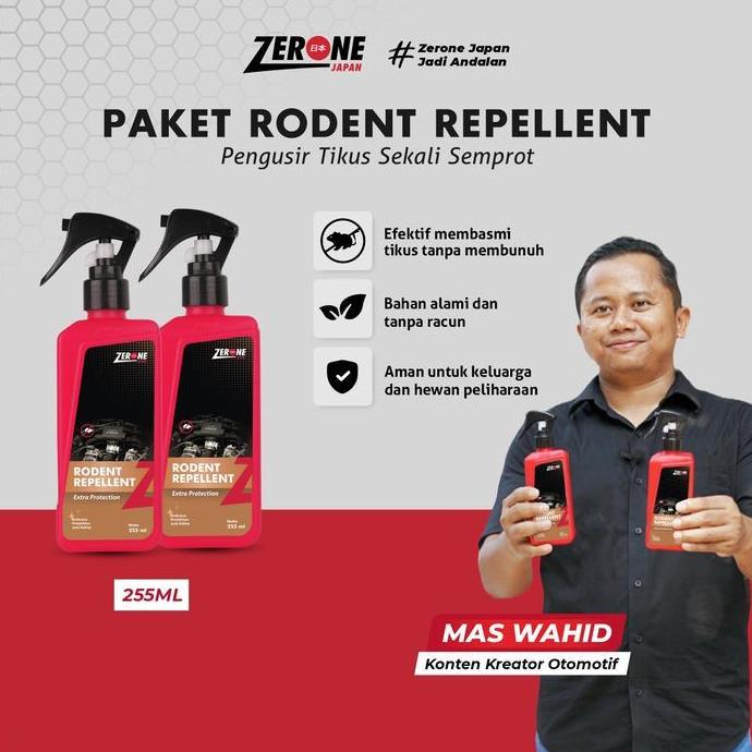 Zerone Japan Semprotan Pengusir Tikus Mobil Rodent Repellent