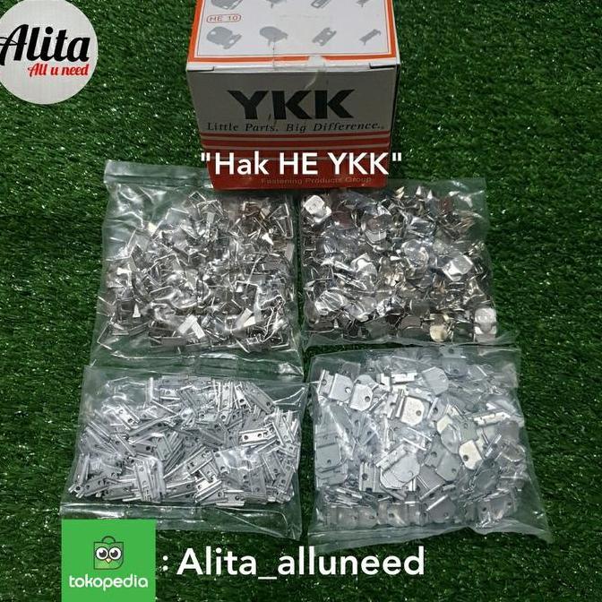 Kancing Hak HE YKK ORIGINAL (isi 2 gross) Promo Premium