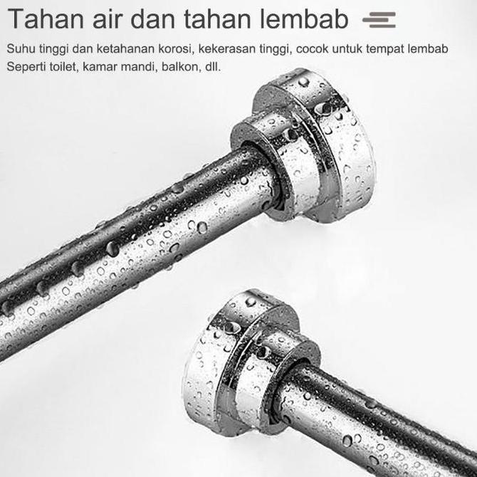 Tiang Jemuran Bahan Stainless Steel Tiang Fleksible