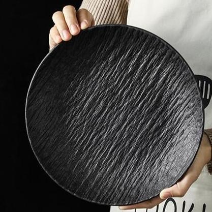 Adam Shallow Plate / Piring Mangkok Makan Saji Pasta Salad Keramik Eropa Modern Minimalis Estetik Pu