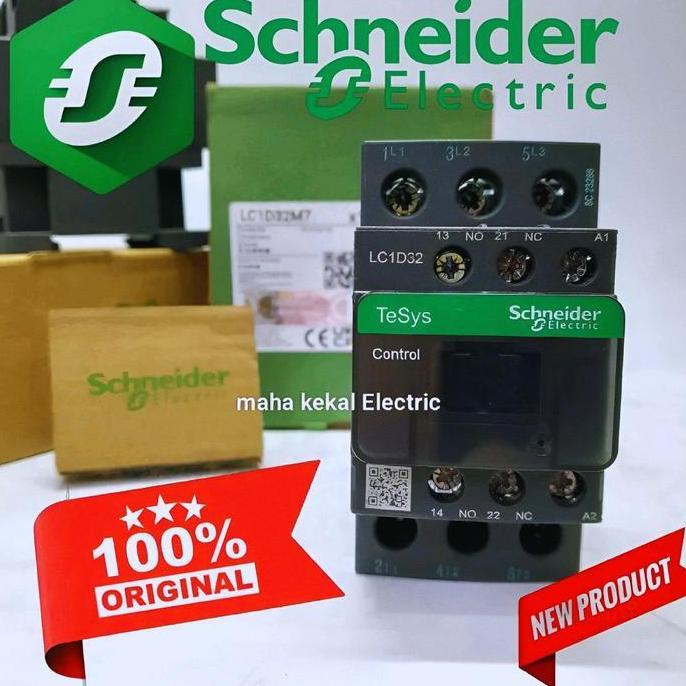 Kontaktor Schneider New Original Lc1D32F7 50A 3Phase 110Vac/Kontaktor Schneider/Kontaktor Schneider 