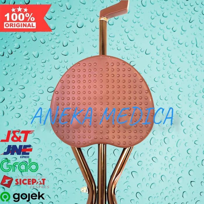 tongkat duduk orang tua kursi lipat