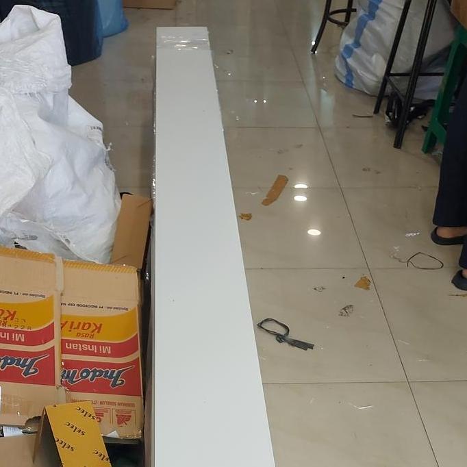 TRUNKING KABEL DUCT PUTIH 100 X 200 MM +TUTUP PVC