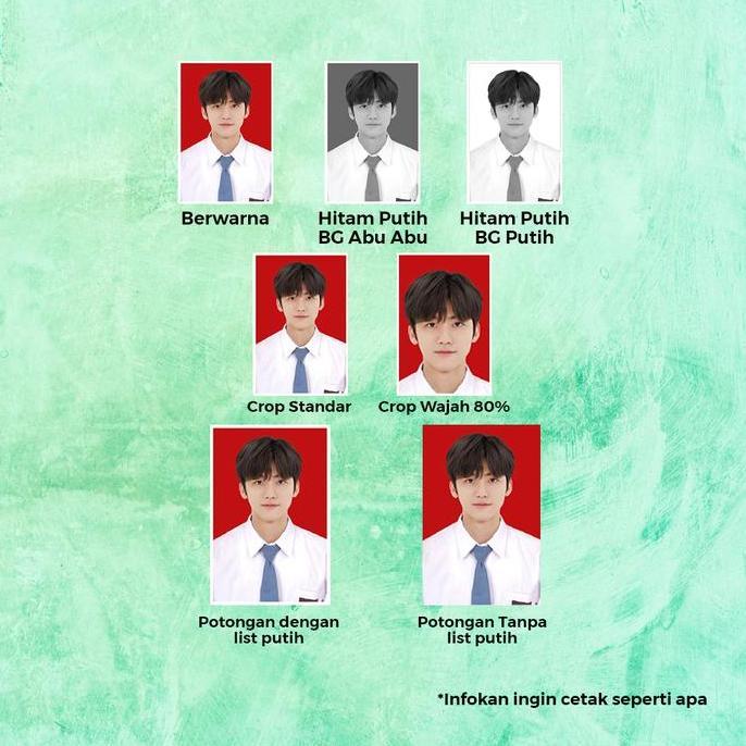 Paket Cetak Pas Foto Lab 2x3 3x4 4x6