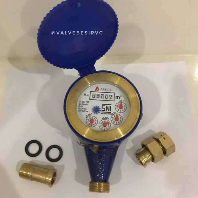 Meteran air AMICO 1/2 inch / water meter amico / flow meter amico 1/2"