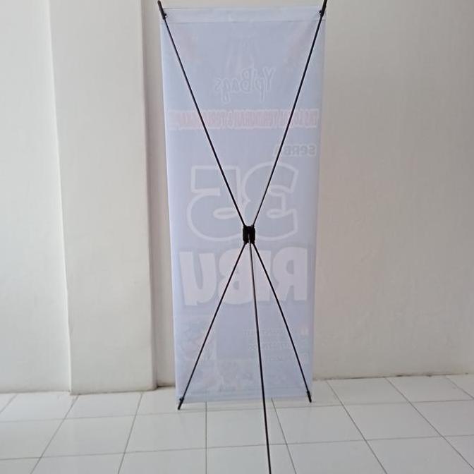 Miliki Cetak X-Banner Custom Standing Banner Banner + Tiang Stand
