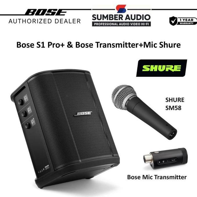 Terlaris Bose S1 Pro+ Portable Bluetooth Wireless Karaoke Party Speaker System | Speaker Portable Bo