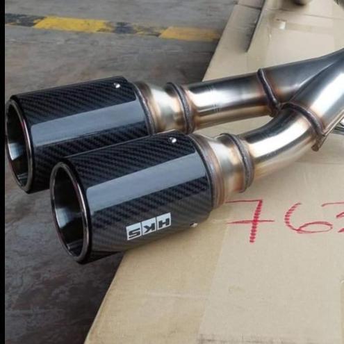 Dinasti Knalpot - Muffler Double Hks Carbon Original Dan Terpercaya