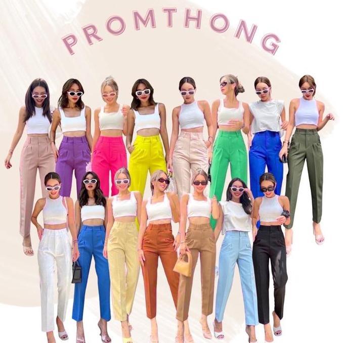 MODAMYTH PT11 - Promthong Hw Pants / Celana Panjang Wanita Bangkok