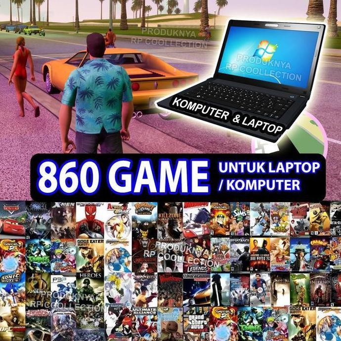 Flashdisk Isi 860 Game Untuk Laptop Komputer Pc Best