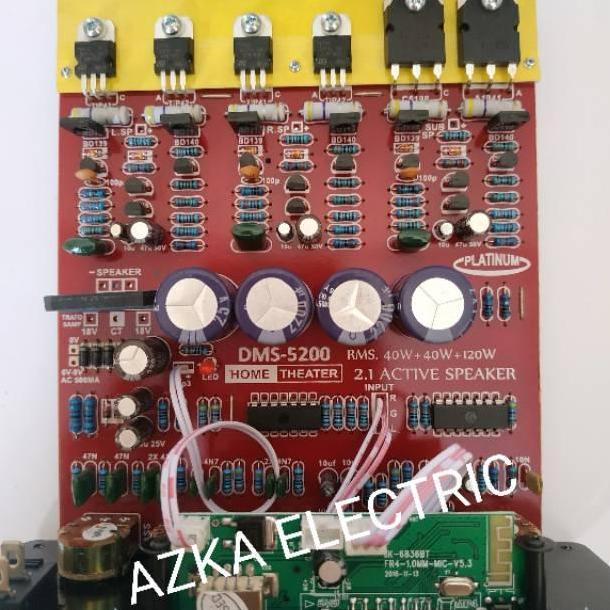 New- Kit Power Amplifier Speaker Aktif 2.1 Channel MP3 Bluetooth