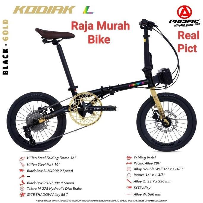 Sepeda Lipat 16 Inch Pacific Kodiak L Sepeda Lipat Pacific 16 Inch Kodiak L