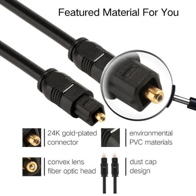 AVPRO OPTICAL Digital SPDIF Optical TOSlink Audio Cable