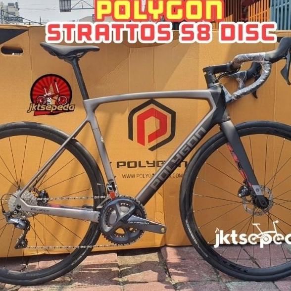 Sepeda Balap Roadbike Polygon Strattos S8 Disc Brake