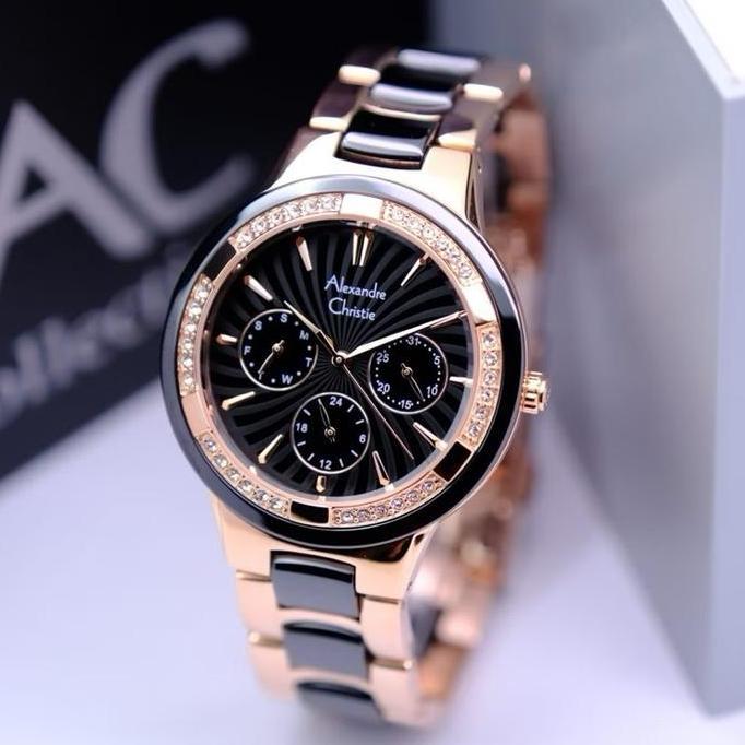 Ac 2299 Jam  Tangan Wanita Keramik Alexandre Christie  Ac2299 Ac 2299