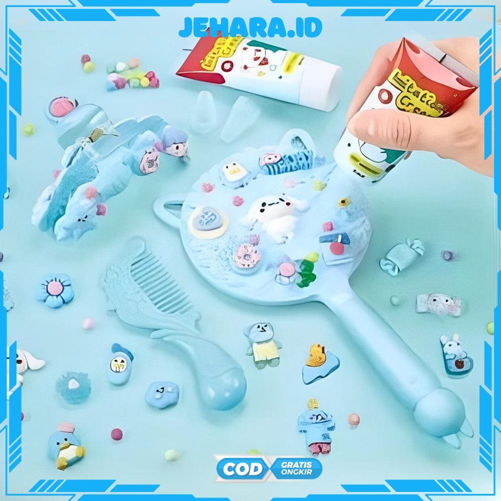 Mainan Diy Kerajinan Tangan Cream Glue Kaca Beads Edukasi Anak Perempuan Kado Ulang Tahun