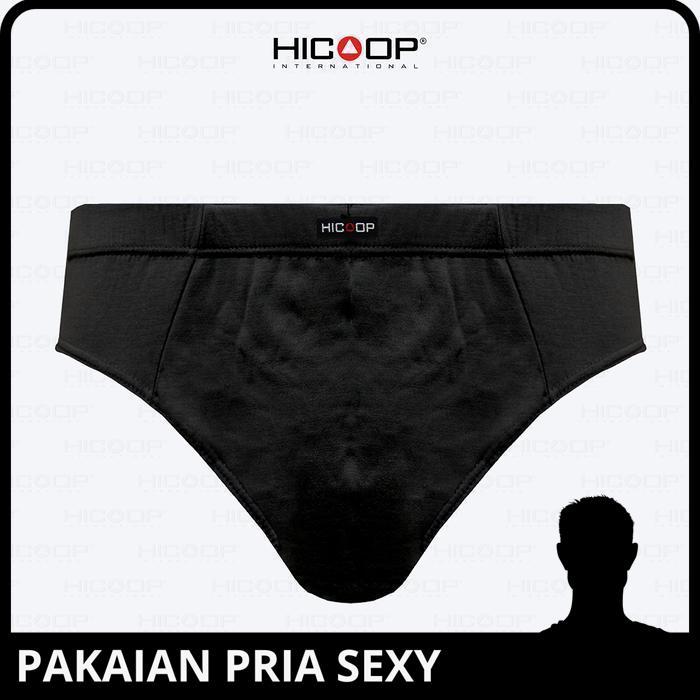 HICOOP - UNDERWEAR BRIEF - CELANA DALAM PRIA - PAKET HEMAT ISI 5 PCS - HITAM/ABU MUDA/COKLAT TUA/CRE