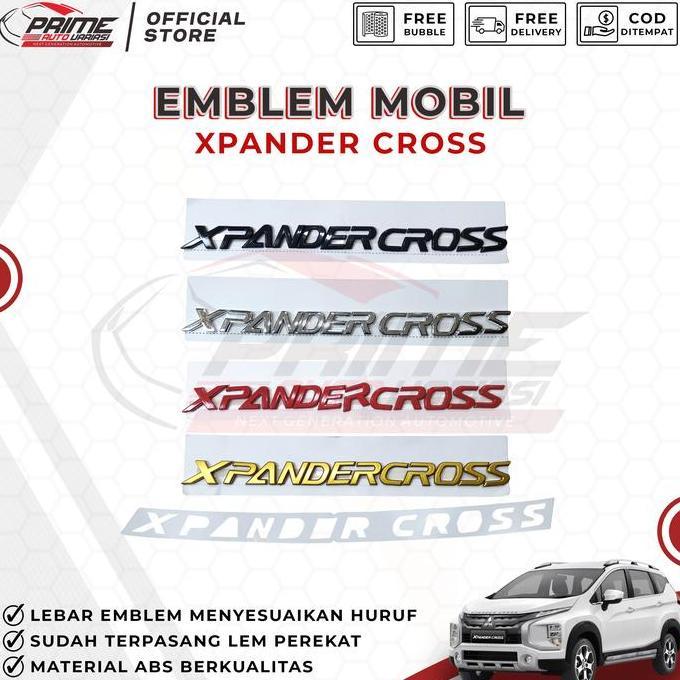 Emblem Kap Mitsubishi Xpander Cross Emblem Kap Mesin XpanderCross