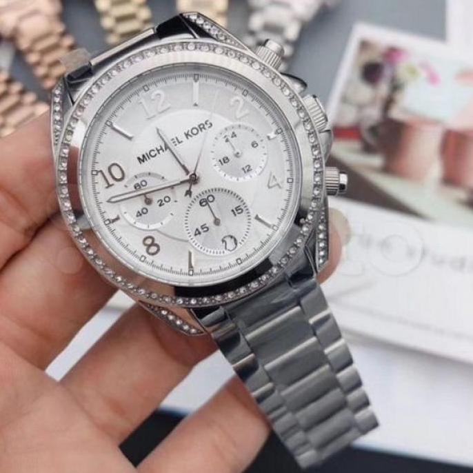 michael kors women's blair silver-tone watch MK5165