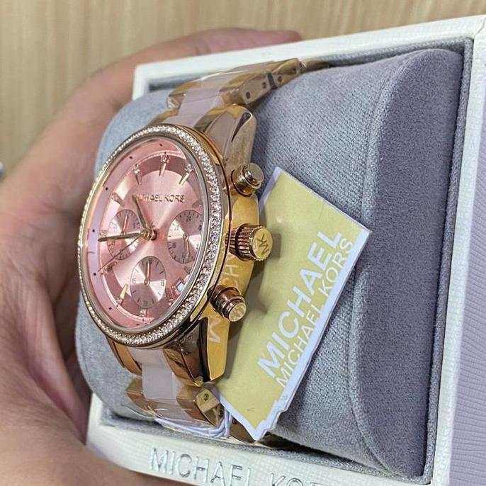 jam tangan wanita MK6307 Two Tone orinal