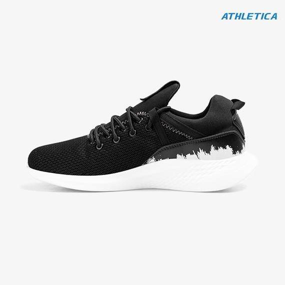 Geoff Max Athletica Ath-4 Black White Brush Sepatu Olahraga Pria Wanita Unisex Sport Shoes Sneakers 