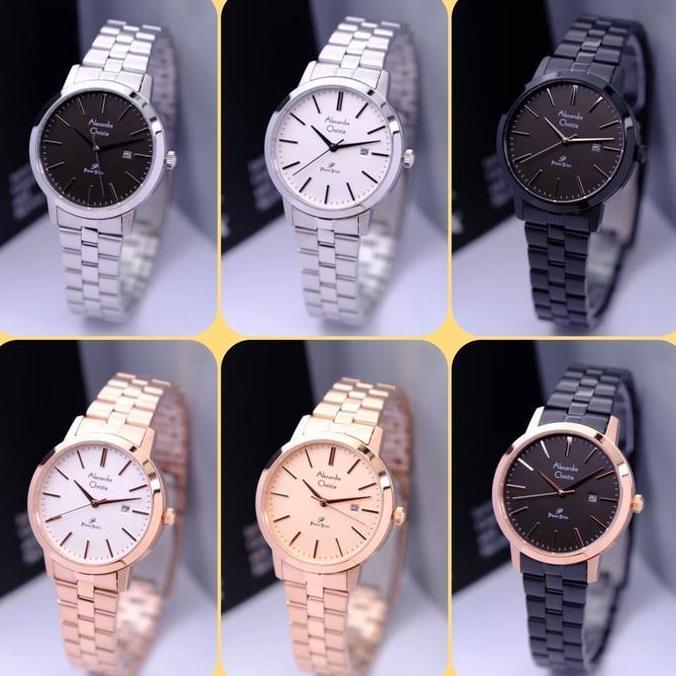 JAM TANGAN WANITA ALEXANDRE CHRISTIE AC 1007 LD / AC1007 / 1007 RANTAI ORINAL TAHAN AIR GARANSI RESM