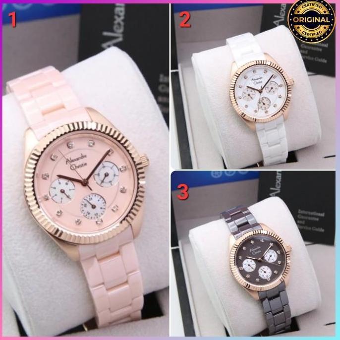 ALEXANDRE CHRISTIE CRISTIE AC2B190L CEWEK KERAMIK ORI