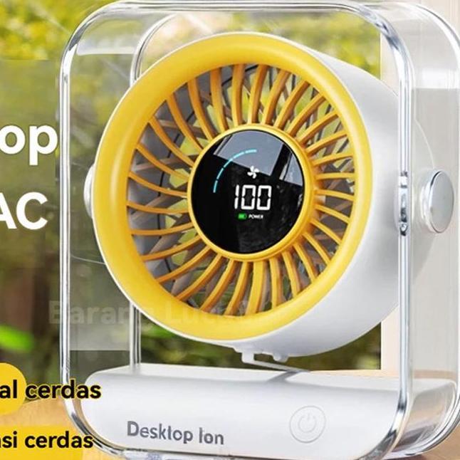 Orashare Df03 Kipas Ac Mini Portable Dengan Air Cooler Praktis Hemat Energi Hitam 4Mah 13M Kontrol S