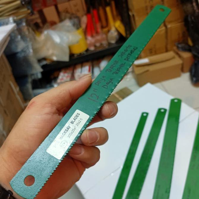 Mata Hacksaw  Toki 12" 300X25X1.25X2.5T / Mata Gergaji Besi 12" Toki Hack Saw Blade Hss