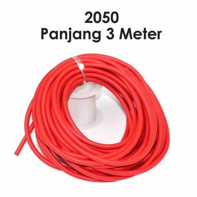 Original Karet Ketapel 5Mm 2050 Merah Panjang 3 M Kode 302